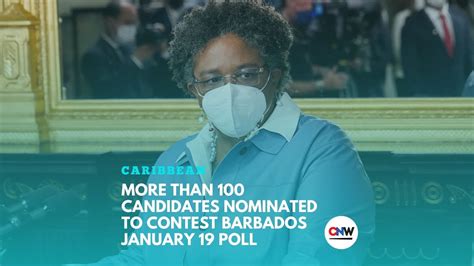 More Than 100 Candidates Nominated To Contest Barbados January 19 Poll Caribbean News Youtube
