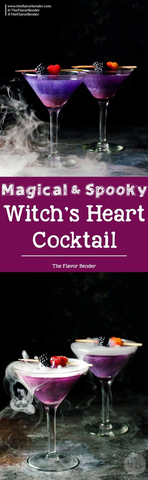 The Witch S Heart Halloween Cocktail The Flavor Bender