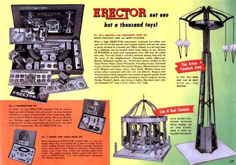 Vintage Erector Sets Were Toys That Made Toys See Old Sets And Find Out