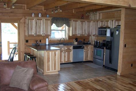 Battle Creek Log Homes Small Cottage Kitchen Small Cabin Kitchens