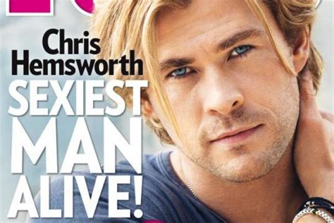 Chris Hemsworth Named Peoples Sexiest Man Alive Vanity Fair
