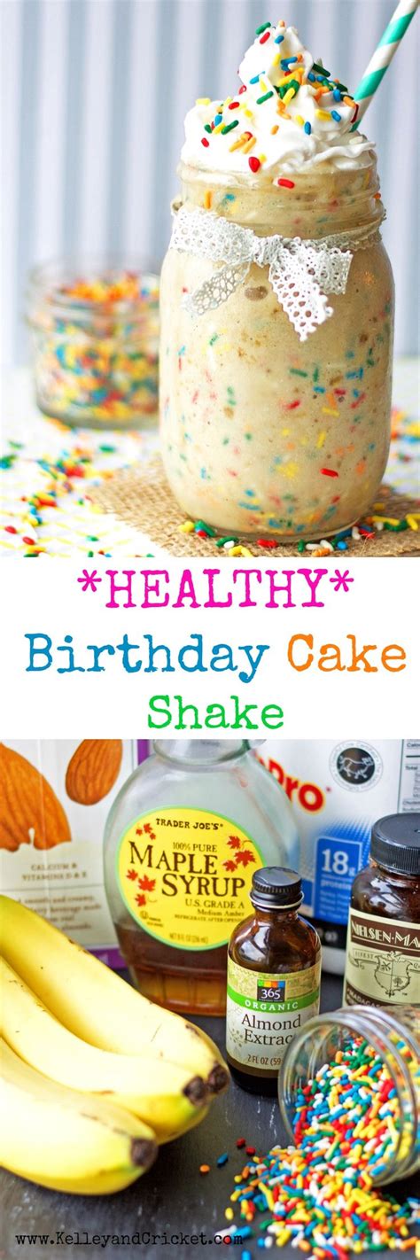 Herbalife shake recipes birthday cake Birthday Cake Protein Shake | Recipe | Healthy sweets ...