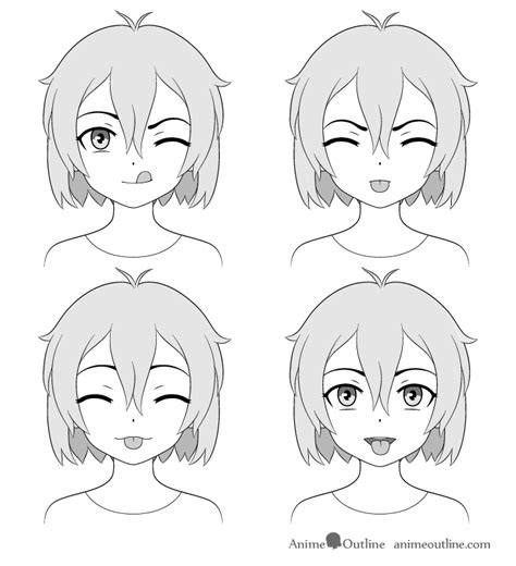 How To Draw Anime Tongue Out Face Step By Step Artofit