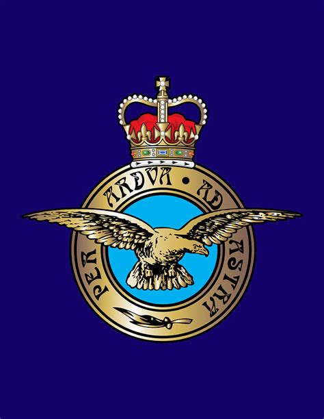 RAF Royal Air Force Badge Logo Vinyl Sticker UK Army Special Force