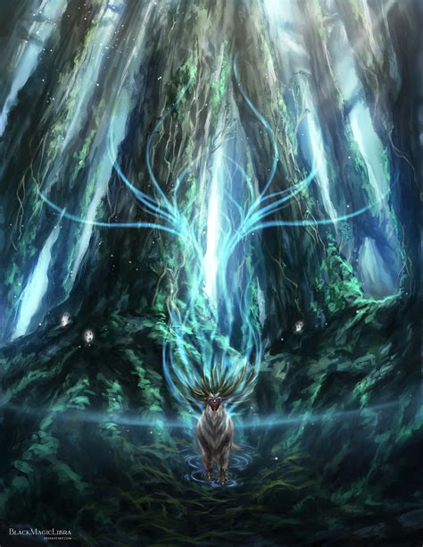 Princess Mononoke- Forest Spirit by BlackMagicLibra on DeviantArt