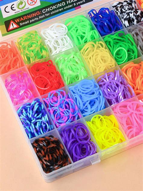 Grids Rubber Band Loom Bracelet Kit Loom Bracelet Making Kit Rubber