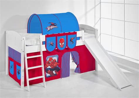 Das hochbett mit rutsche ist das begehrteste bett bei den kinder. Spielbett Hochbett Kinderbett Kinder Bett mit Rutsche ...