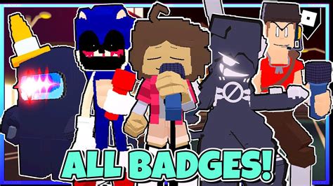 How To Get All 40 Badges In Another Friday Night Funk Game Roblox