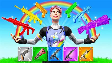 La Rainbow Gun Challenge Impossibile Fortnite Youtube