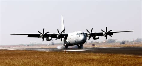The aircraft is capable of operating from rough, dirt strips and is the prime transport for airdropping troops and equipment into. IAF Inducts First C-130J Super Hercules | Livefist