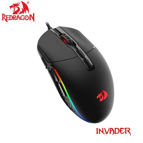 Redragon M719 Invader Rgb Wired Gaming Mouse 10000 Dpi 7 Programmable
