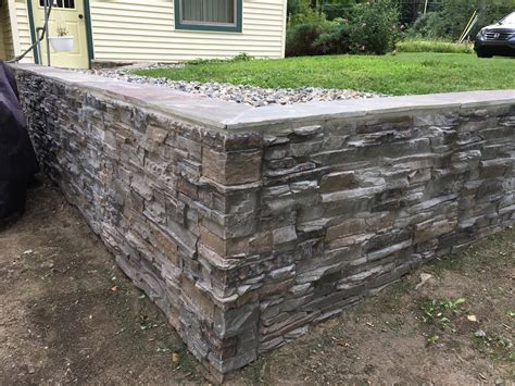 View How To Build Stacked Stone Wall Pics