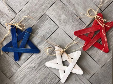 Red White And Blue Star Banner Diy Patrioticdecorations