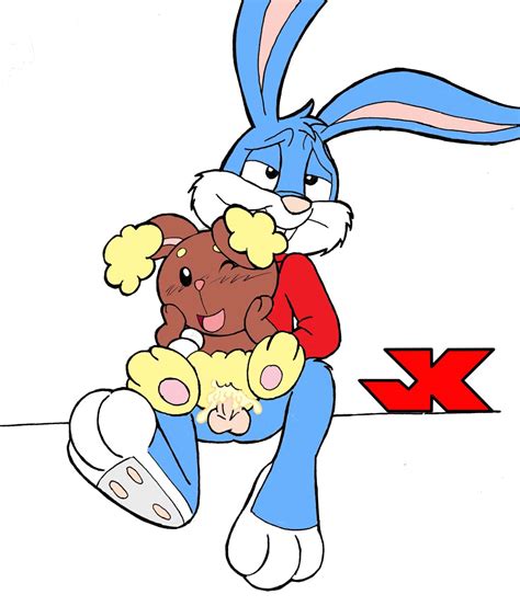 Rule 34 Anthro Buneary Buster Bunny Crossover Fur Furry Interspecies