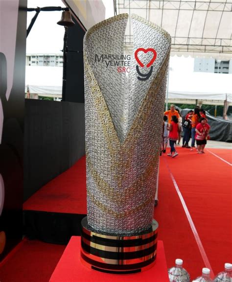 Largest Trophy Made Of Can Tabs Singapore Book Of Records