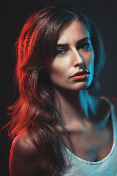 linxspiration — rebecca by grzegorz biermanski colour gel photography portrait portrait