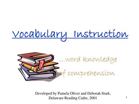 Ppt Vocabulary Instruction Powerpoint Presentation Free Download