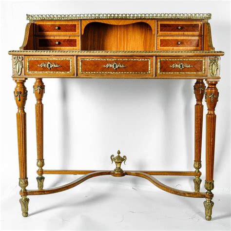 The flowery templates of french business correspondence. Antique French Louis XV Style Satinwood Writing Desk For ...
