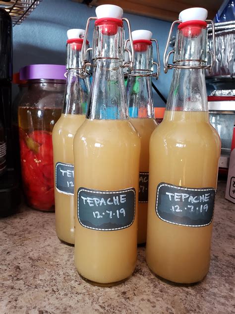 Latest Batch Of Tepache Left Fermenting On The Counter A Couple Weeks