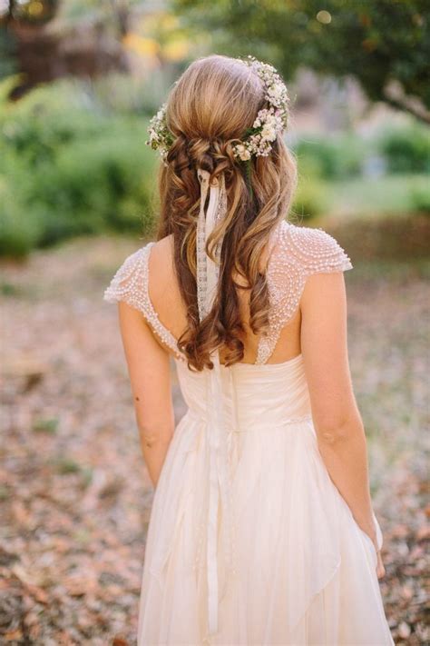 The wedding hairstyles down are also one of them. 20 Stunning Half Up Half Down Wedding Hairstyles with ...