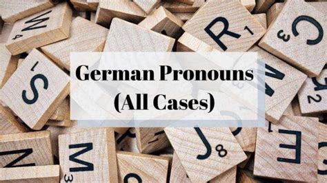 3 Types Of German Pronouns With Free Quiz All About Deutsch
