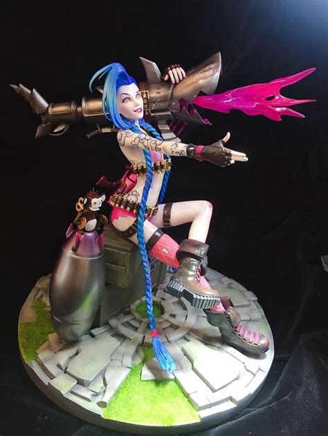 League Of Legends Jinx R36 Limited 200 Resin Gk Statue The Loose Cannon