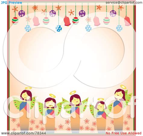 Christmas Angel Border Clip Art 20 Free Cliparts Download Images On