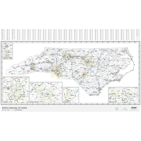 34 North Carolina Zip Code Map Maps Database Source