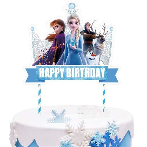 Frozen Elsa Cake Topper Decoration Birthday Lazada Ph