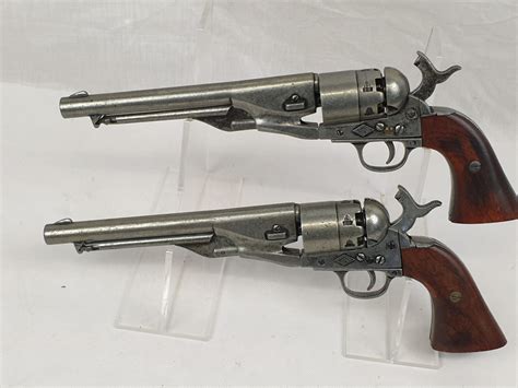Pair Of Bka 218 Colt Army Copy Movie Prop Revolvers Sally Antiques