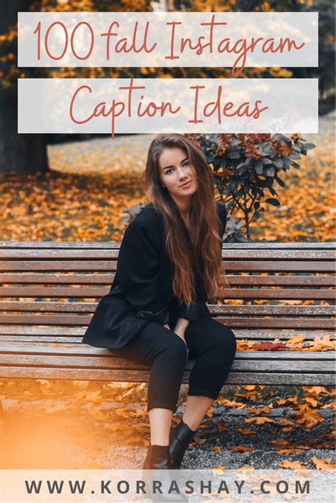 100 Fall Instagram Caption Ideas