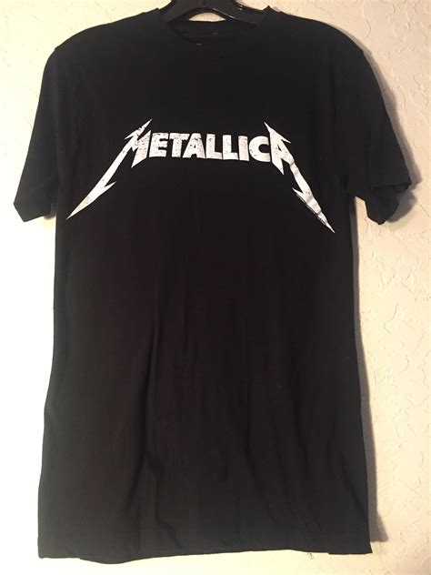 Black Metallica Band Tee Shirt Tour Shirt Metallica T Shirt Band T