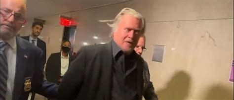 ‘theyll Have To Kill Me First Steve Bannon Rips ‘dying Regime As He Gets Perp Walked In