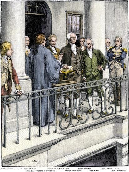 George Washington Inaugurated As The First Us President New York City