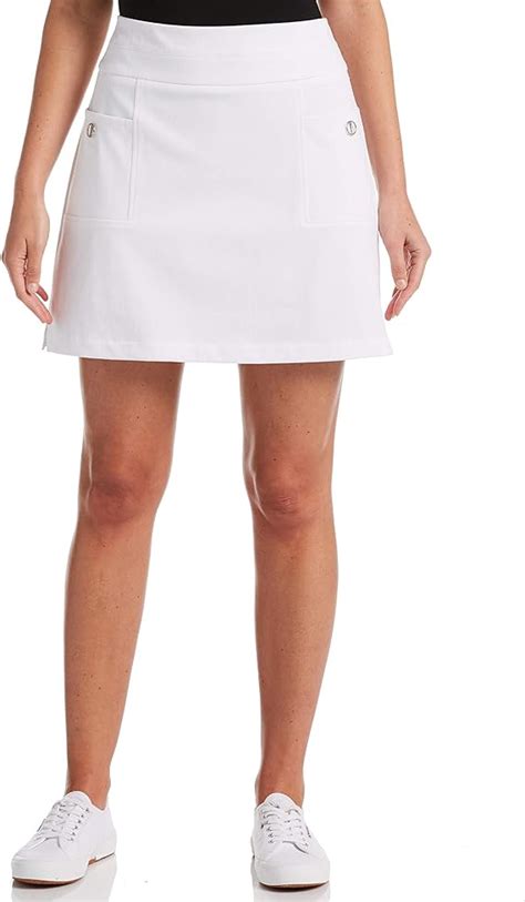 Rafaella Womens Solid Pull On Skort Amazonca Clothing And Accessories