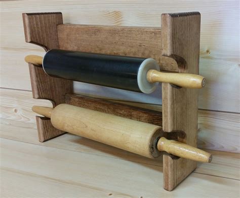 Rolling Pin Rack With Two Slots Multiple Rolling Pin Rack Rolling Pin
