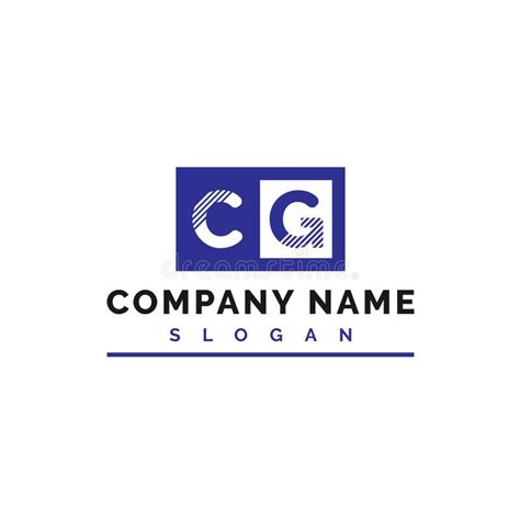 Cg Logo Design Cg Letter Logo Vector Illustration Vector Stock
