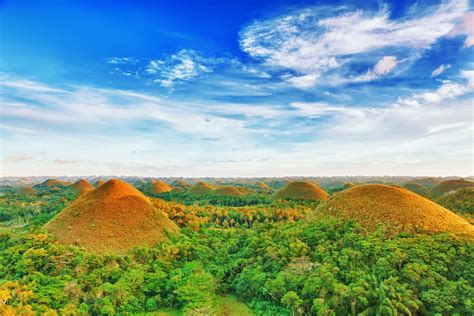 Les Chocolate Hills De Bohol Aux Philippines