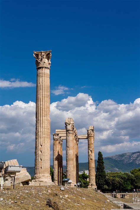 Athens is the capital and largest city of greece. Olympian Zeus temple ruins in Athens, Greece | Violeta ...