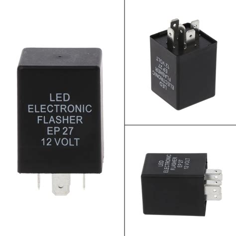 5 Pin EP27 LED Electronic Flasher Relay Turn Signal Indicator Blinker