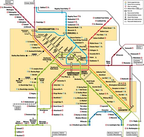 Treibende Kraft Ornament Hymne West Midlands Trains Map Auch Gebrochen
