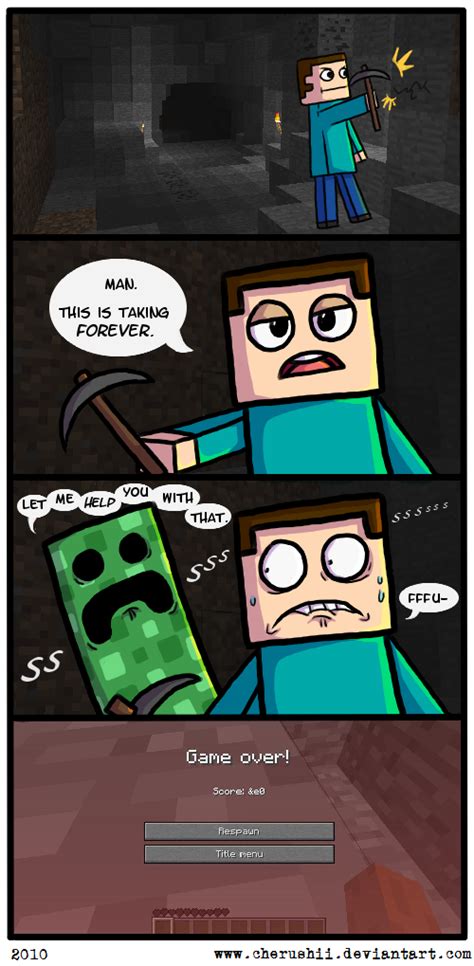 Pin By Lord Trips On Funny Minecraft Comics Minecraft Funny Minecraft