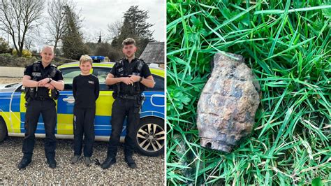 Honiton Unexploded World War 2 Grenade Found By 9 Year Old Local