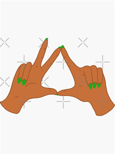 Kappa Hand Sign Medium Sticker For Sale By Alexlwhite21 Redbubble