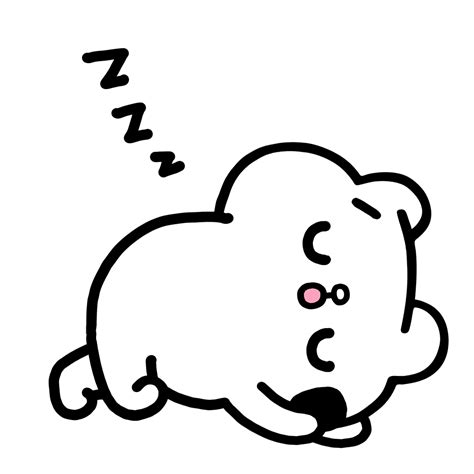Zzz Sleeping Sticker By Songsongmeow For Ios And Android Giphy