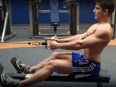 seated cable row exercise form guide with video and pictures