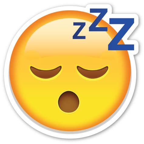 Emoji Sleep Smiley Emoticon Fatigue Tired Png Download 522525