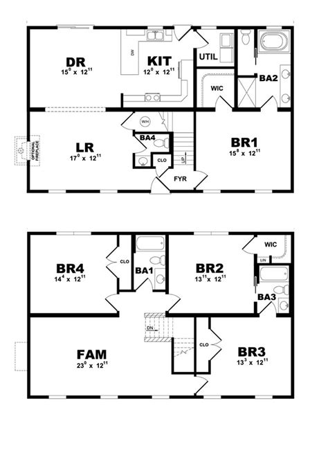 Bellmeade Two Stories Modular Home Floor Plan The Home Store Modular Home Floor Plans