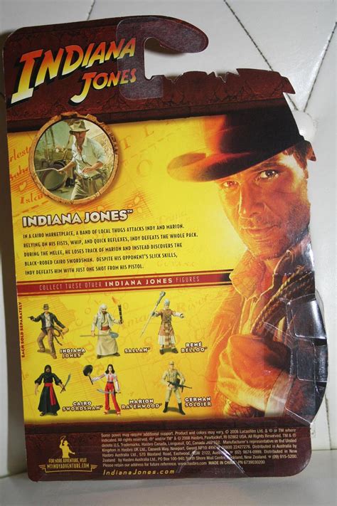 Hasbro Indiana Jones Toys Whip Cracking Indiana Jones Basic Figure