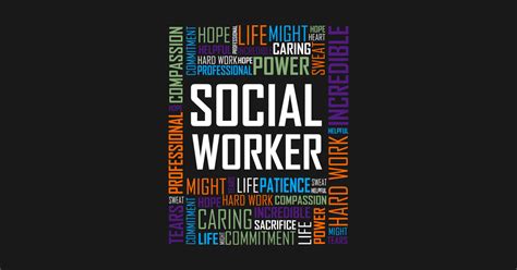 Social Work Words Social Worker Posters And Art Prints Teepublic